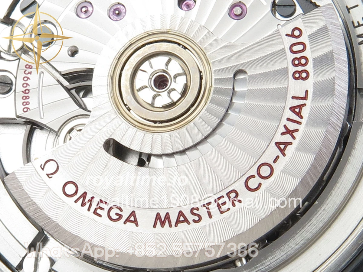 Omega Seamaster 300M Diver SS VSF Black/Orange Dial on SS Mesh Bracelet VS8806 - Image 14