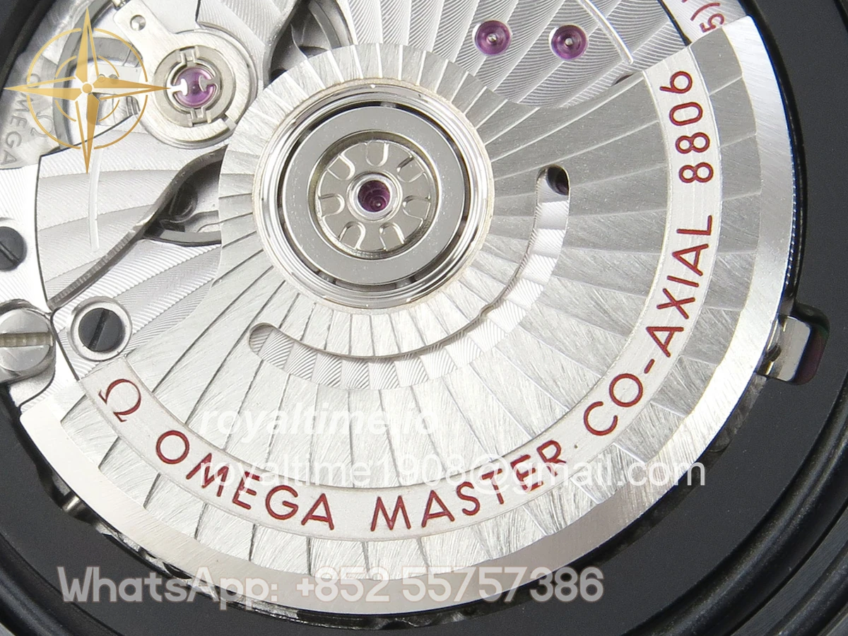 Omega Seamaster Diver 300M Black Ceramic Bezel RG ORF Black Dial On Black Rubber Strap OR8806 - Image 14