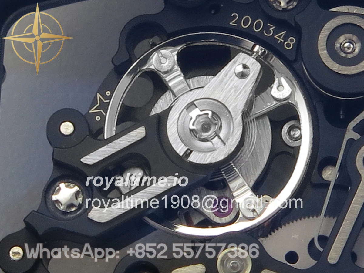 Richard Mille AVF RM061 White NTPT Black Inner Bezel Black Rubber Strap Vaucher RMUL2 Free Sprung (Mod) - Image 14