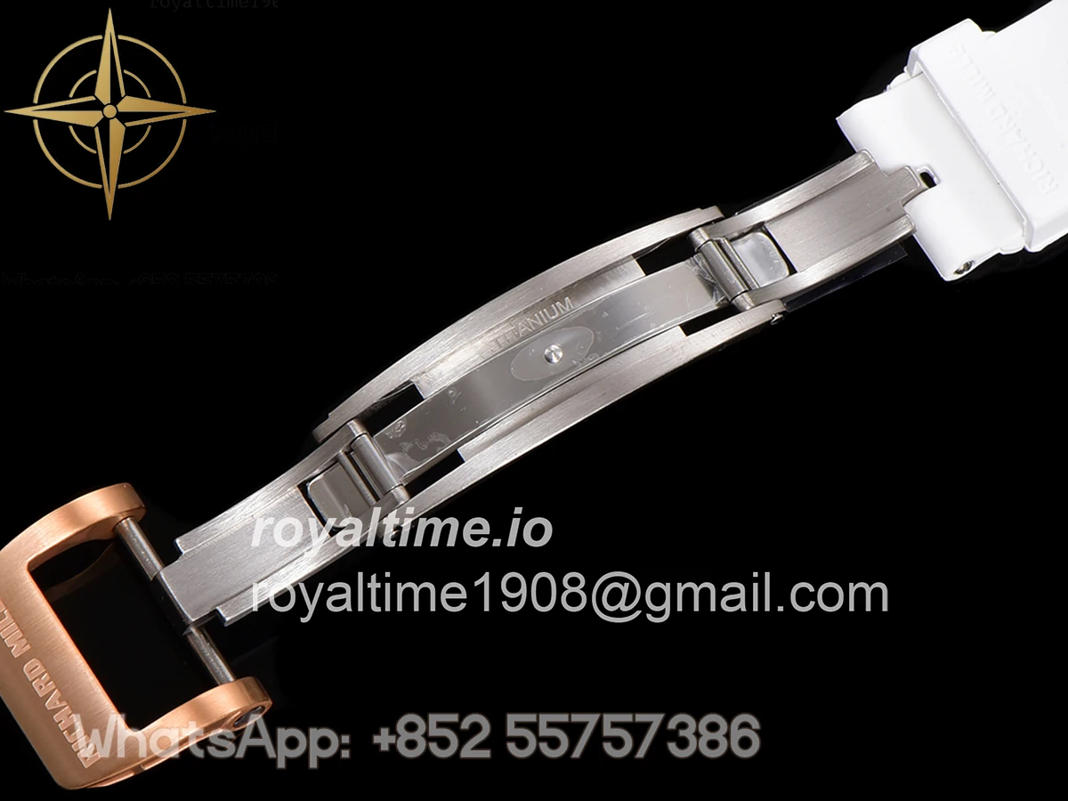 Richard Mille RM 007 Automatic Ladies White Ceramic Red Lips Diamond - Image 14