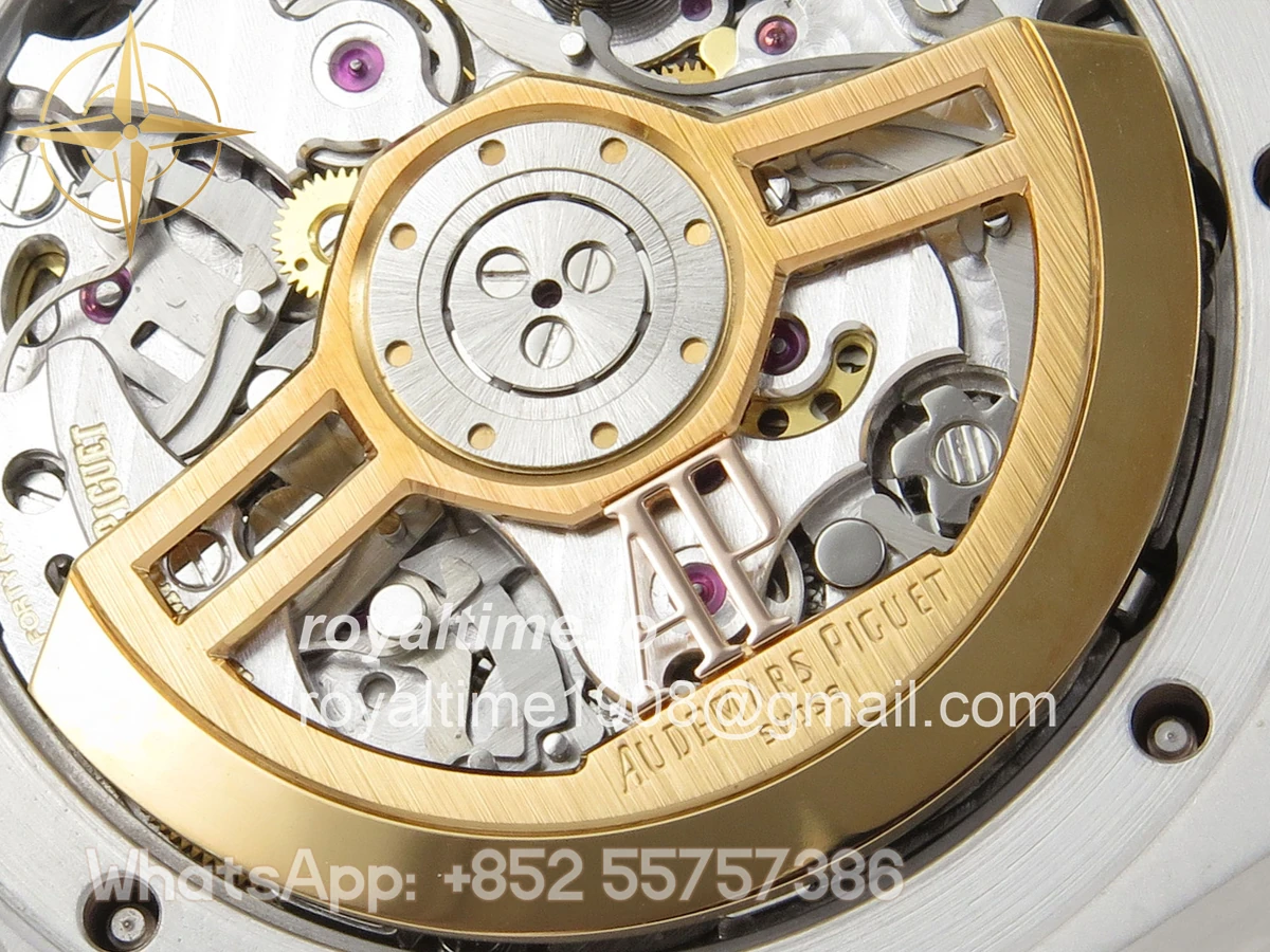 Audemars Piguet Royal Oak Chrono 26240 Frosted SS DDF Ice Blue Dial on Bracelet DD4401 (SW Dial) - Image 14