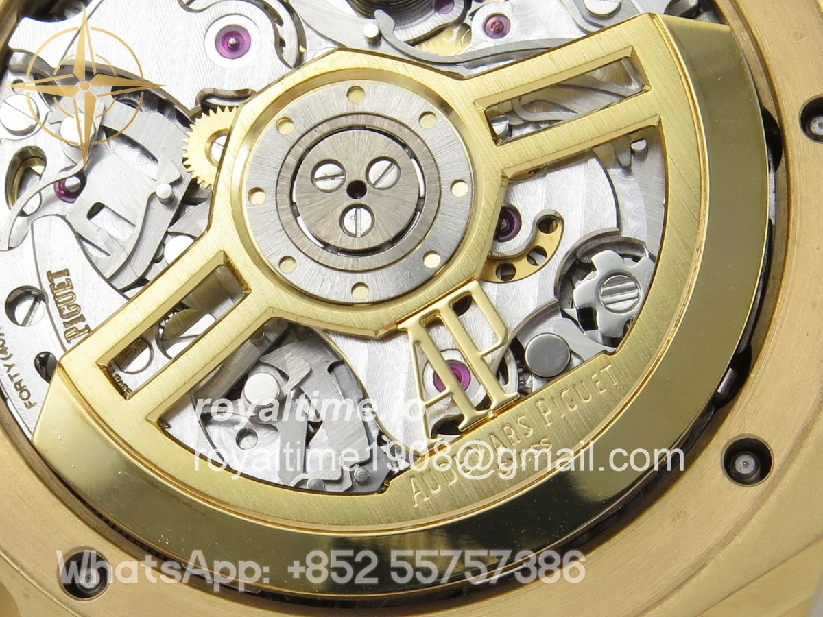 Audemars Piguet Royal Oak Chrono 26240 Frosted YG DDF YG Dial on YG Bracelet DD4401 - Image 14