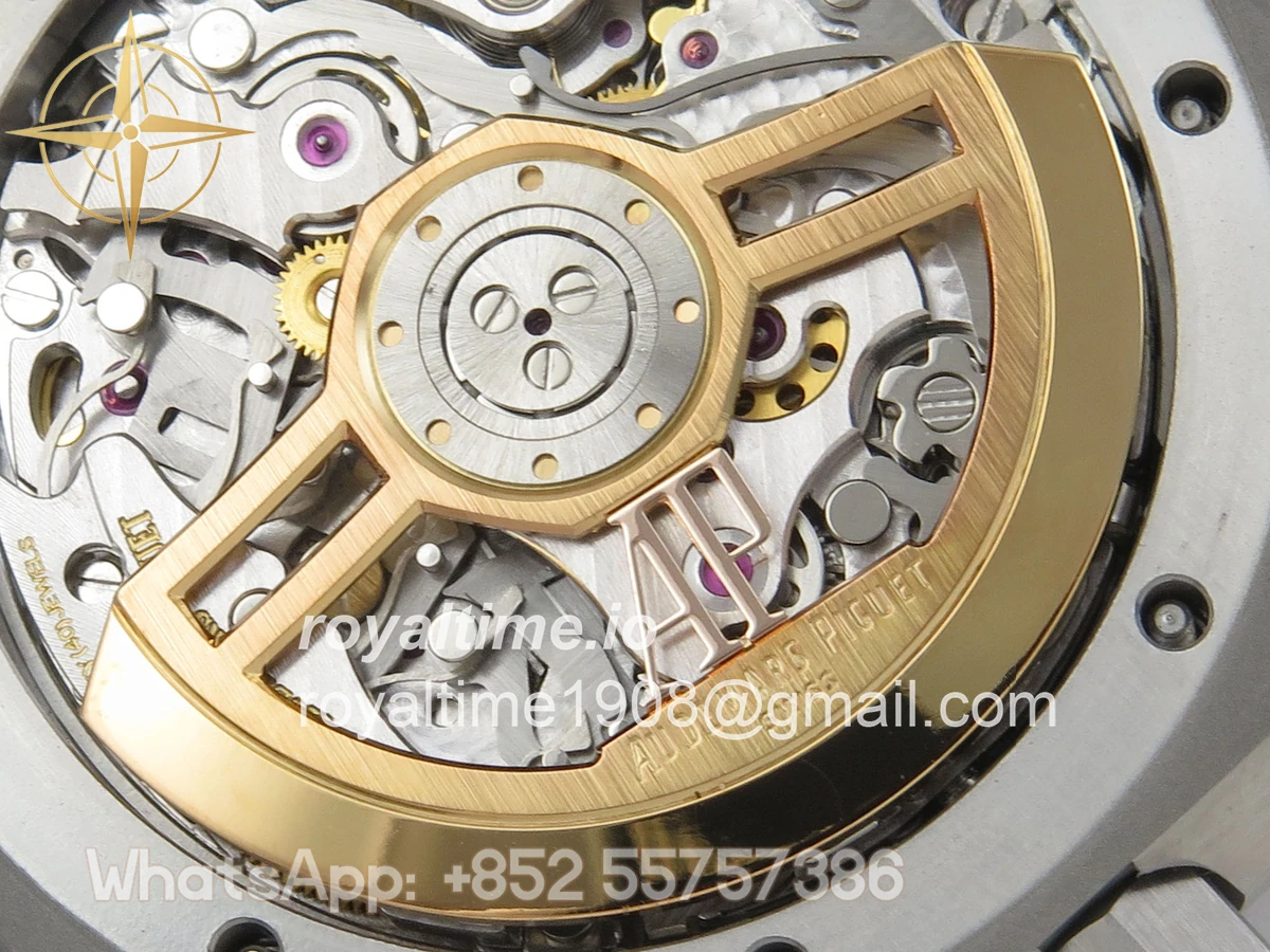 Audemars Piguet Royal Oak Chrono 26240 RG DDF Blue Dial on SS Bracelet DD4401 Gain Weight (SW Dial) - Image 14