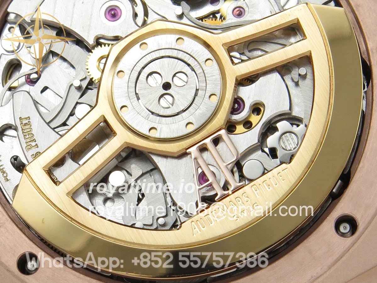 Audemars Piguet Royal Oak Chrono 26240 RG DDF Blue/RG Dial on RG Bracelet DD4401 (SW Dial) - Image 14