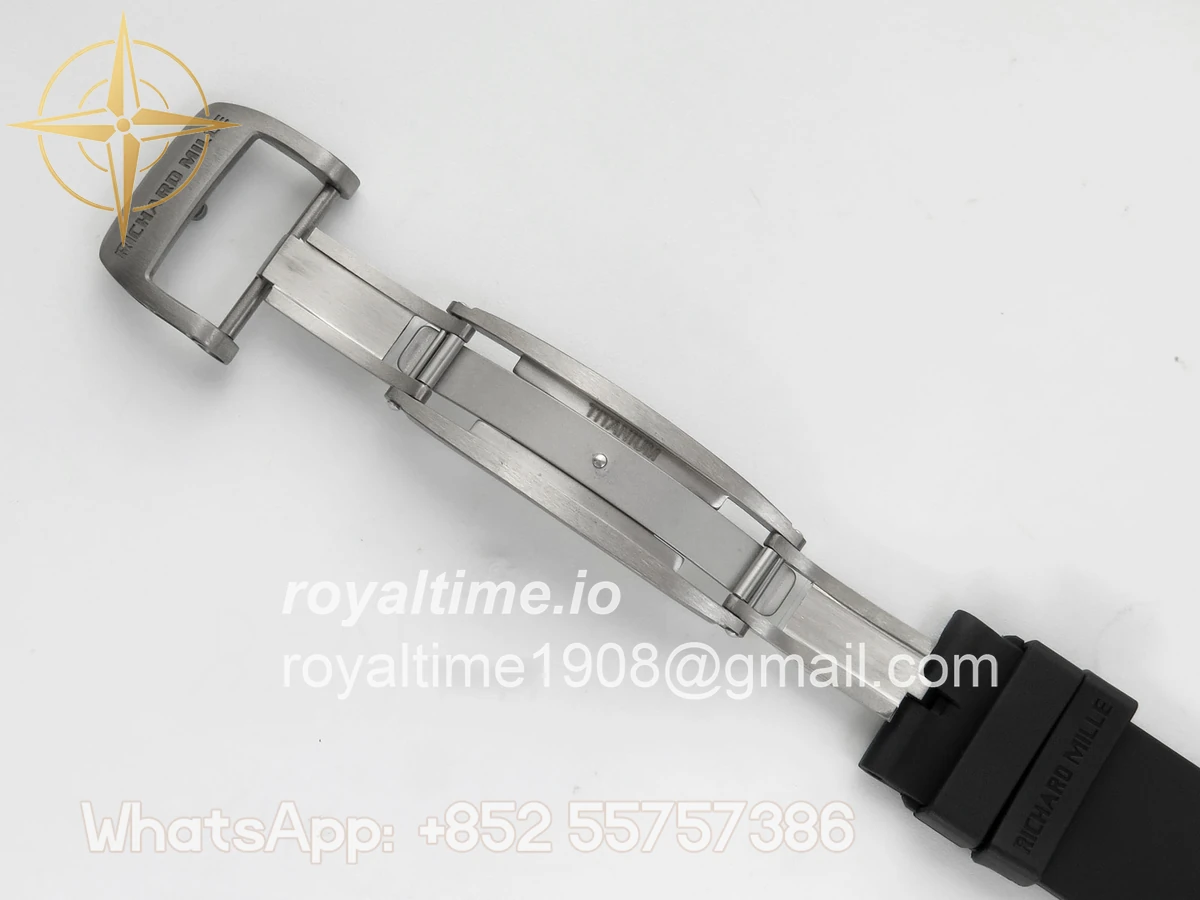 Richard Mille RM035-01 White Carbon ZF Skeleton Dial On Black Rubber Strap RMUL2 - Image 14