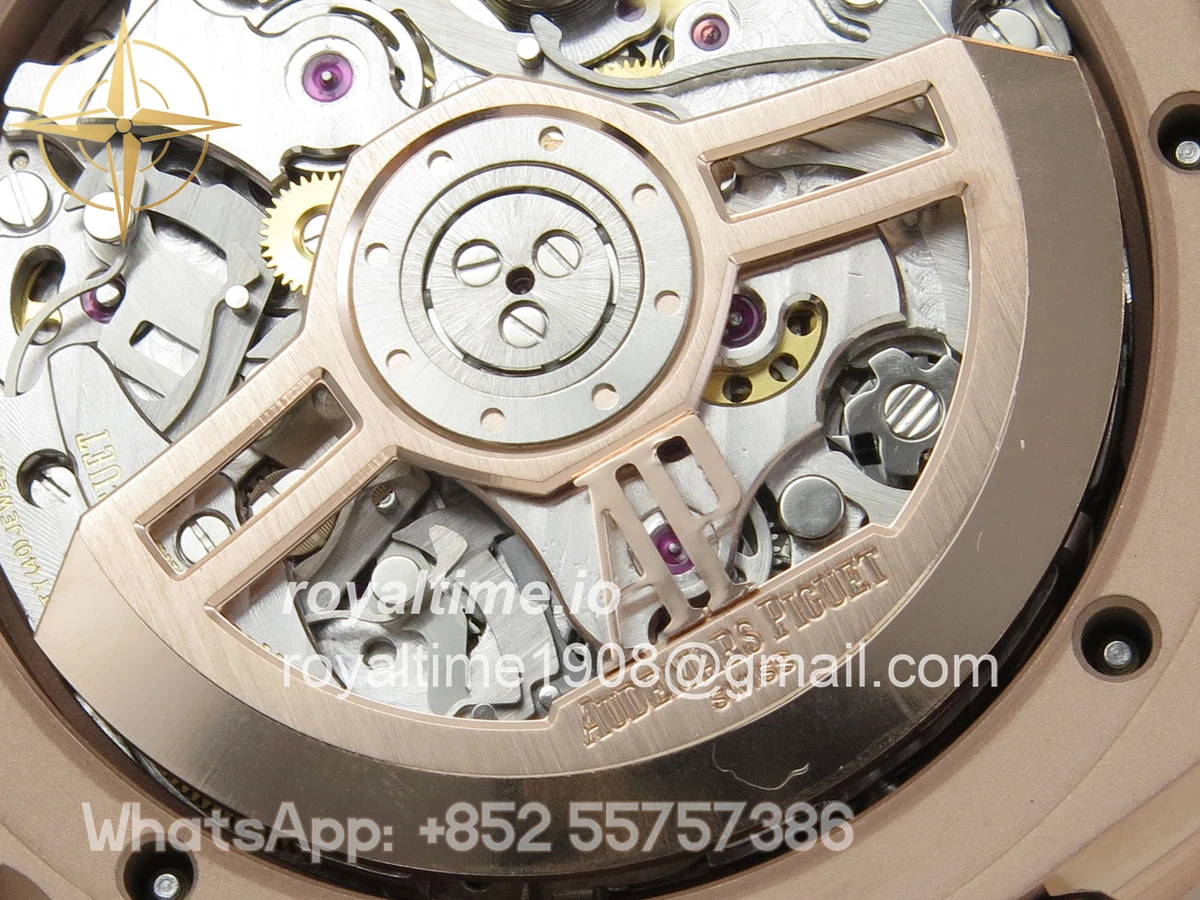 Audemars Piguet Royal Oak Chrono 26240 RG DDSF Black Dial on RG Bracelet DD4401 - Image 14
