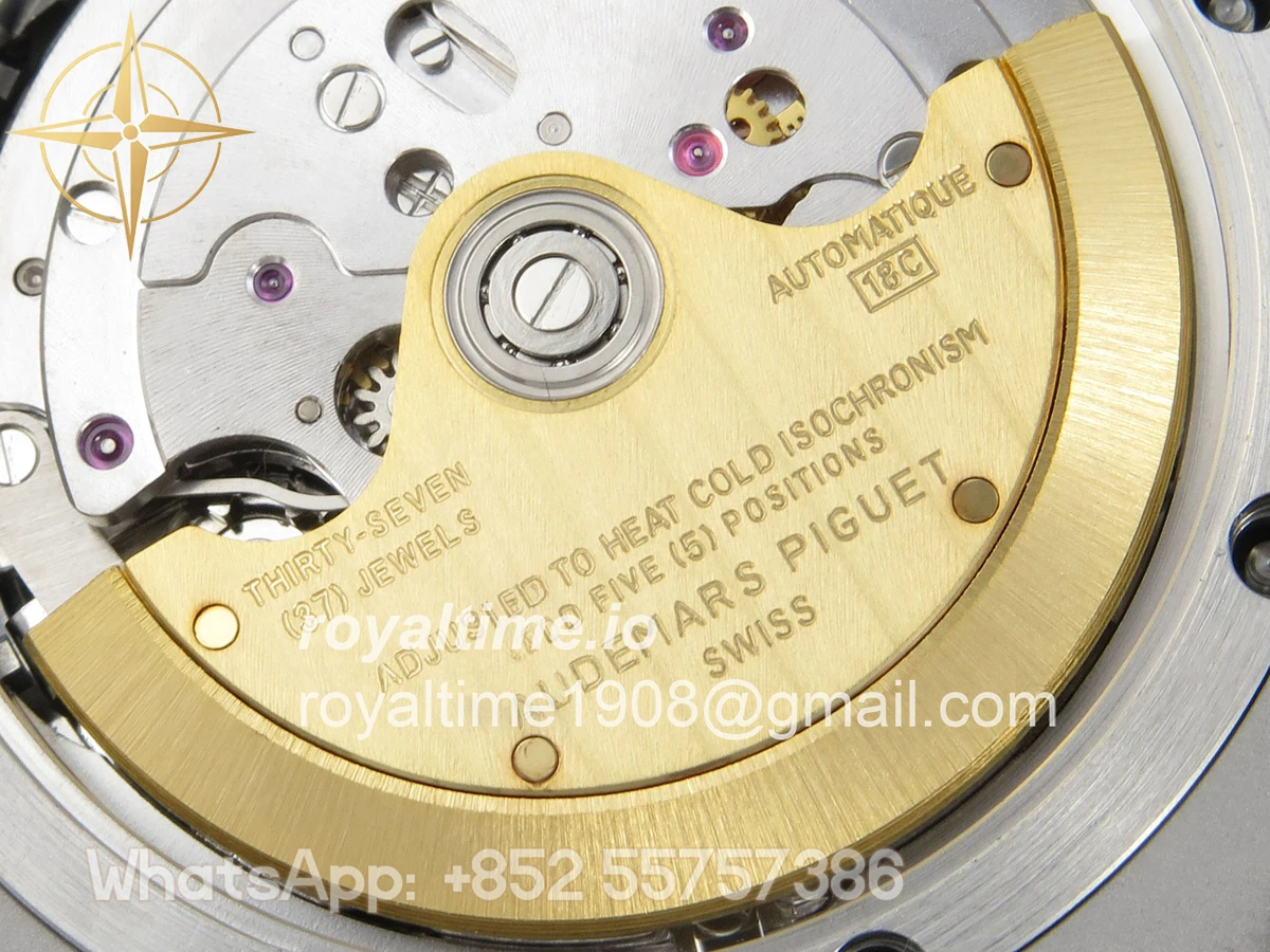 Audemars Piguet Royal Oak Chrono 26331 Frosted SS APSF Purple/White Dial on Bracelet A2385 - Image 14