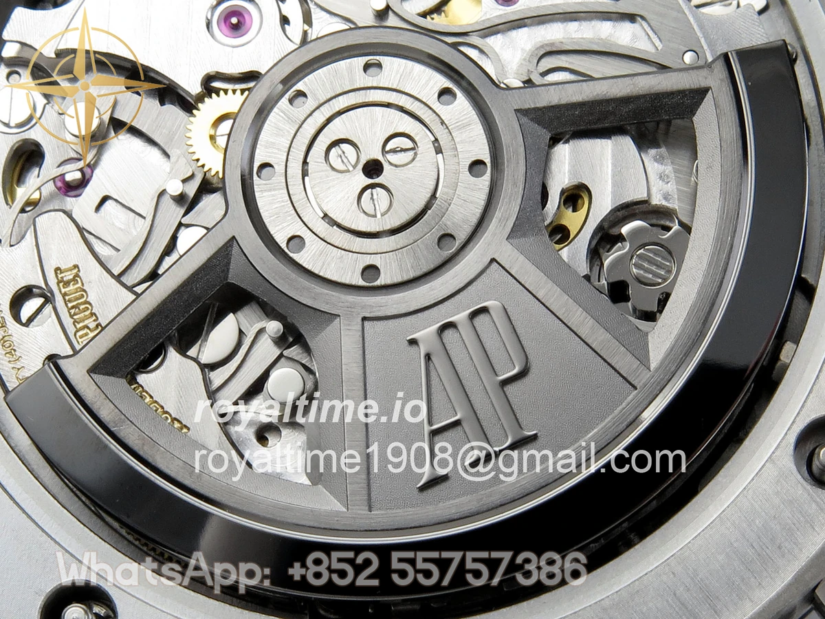 Audemars Piguet Royal Oak Offshore 43mm 26420 Ceramic Bezel SS DDF Black Dial On Black Rubber Strap DD4401 - Image 14