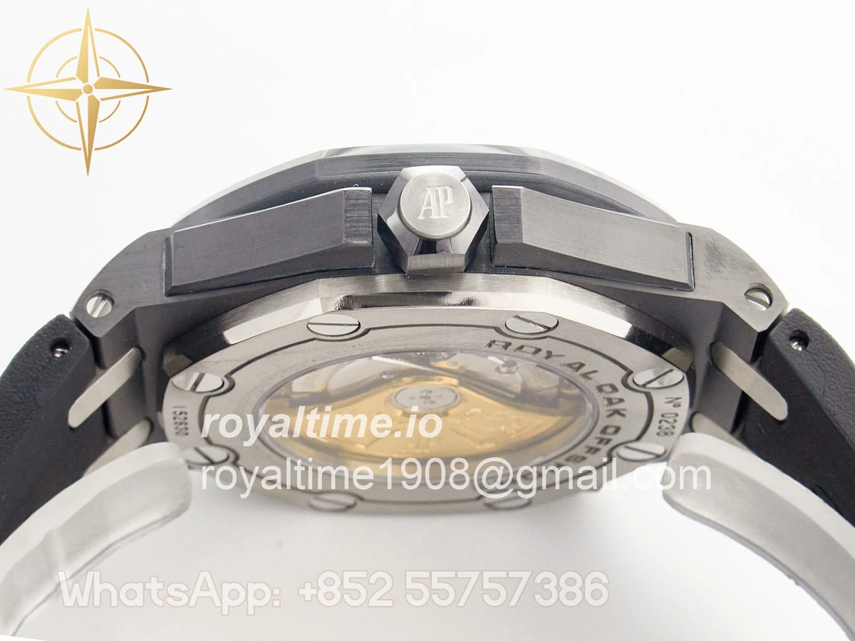 Audemars Piguet Royal Oak Offshore Diver 15707 Black Ceramic ZF SA3120 - Image 14