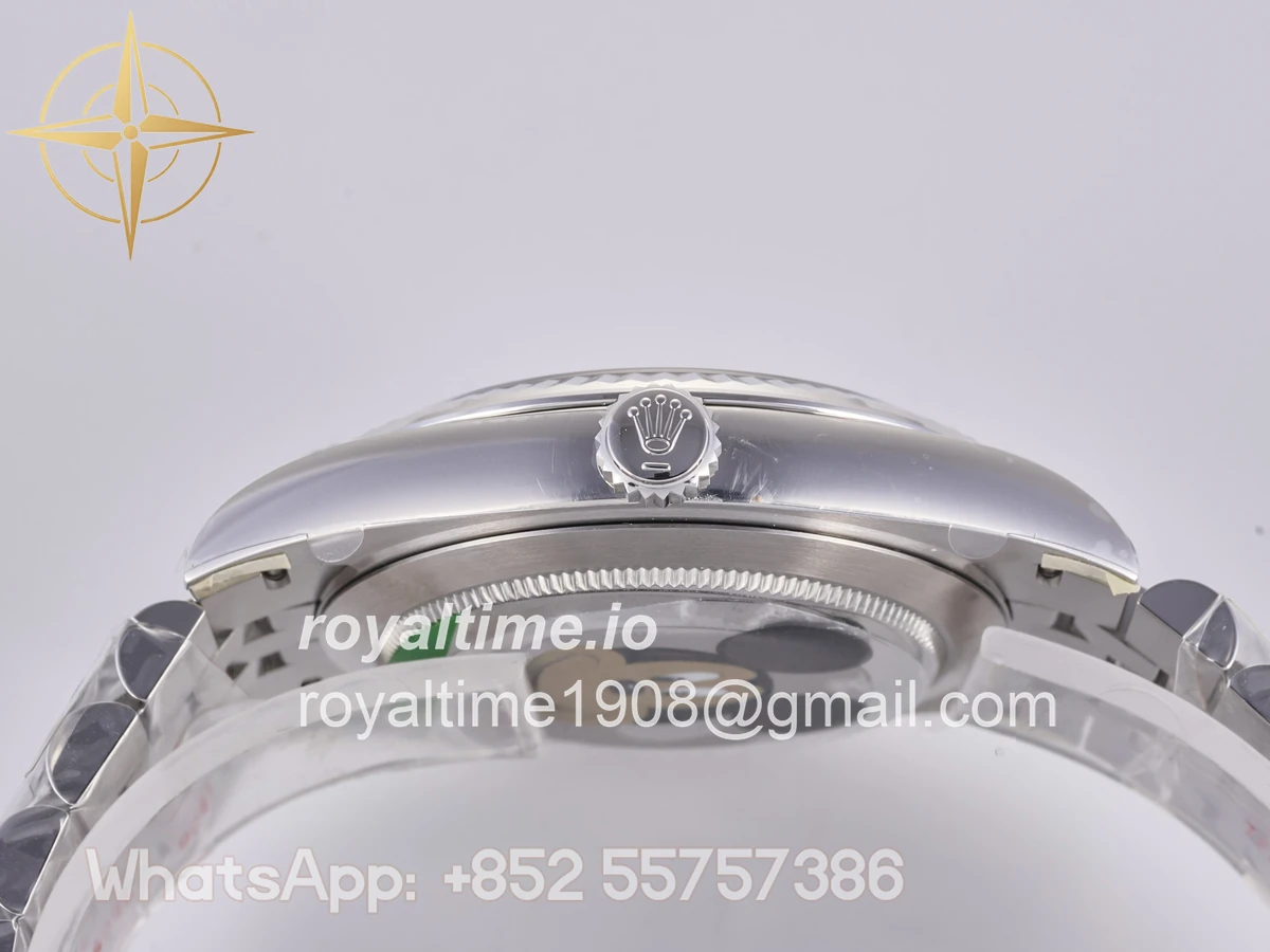 Rolex DateJust 41 126334 Clean Plus 904L Steel Black Diamonds Dial on Jubilee Bracelet JH3235 (Free Sprung) - Image 14