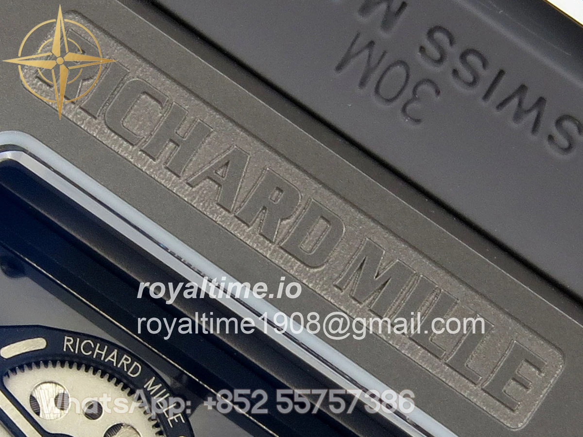 Richard Mille AVF RM055 Gray Cemira on Gray Rubber Strap Vaucher RMUL2 Free Sprung (Mod) - Image 15