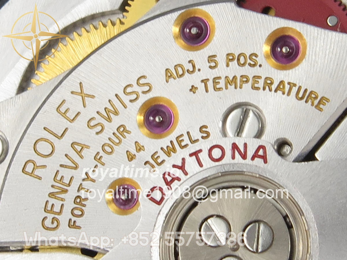 Rolex Daytona 116506 3CF Ice Blue Dial Arabic Markers on SS Bracelet SH4130 V2 - Image 15