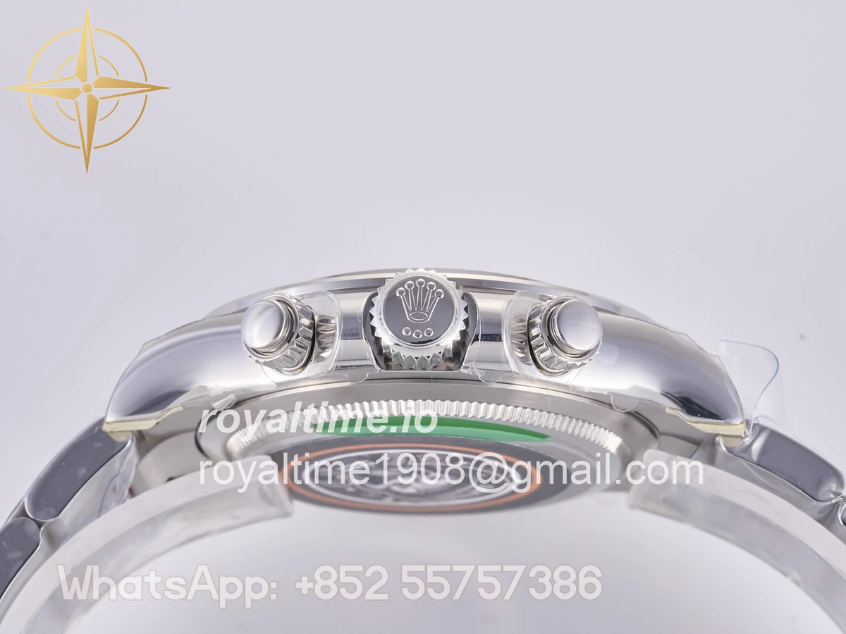 Rolex Daytona 126500 QF 904L Steel White Dial on SS Bracelet JH4131 (Free Sprung) - Image 15