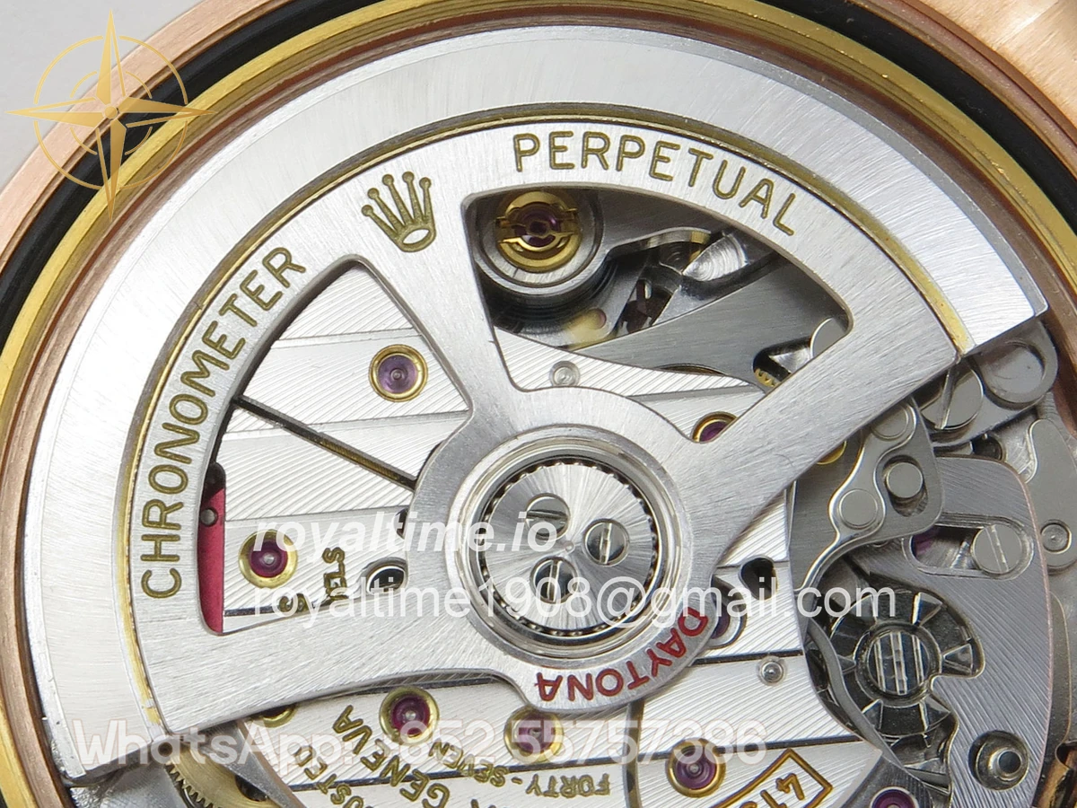 Rolex Daytona 126505 BTF Black/Silver Stick Dial on RG Braclet DD4131 (Weighted) 220g - Image 15