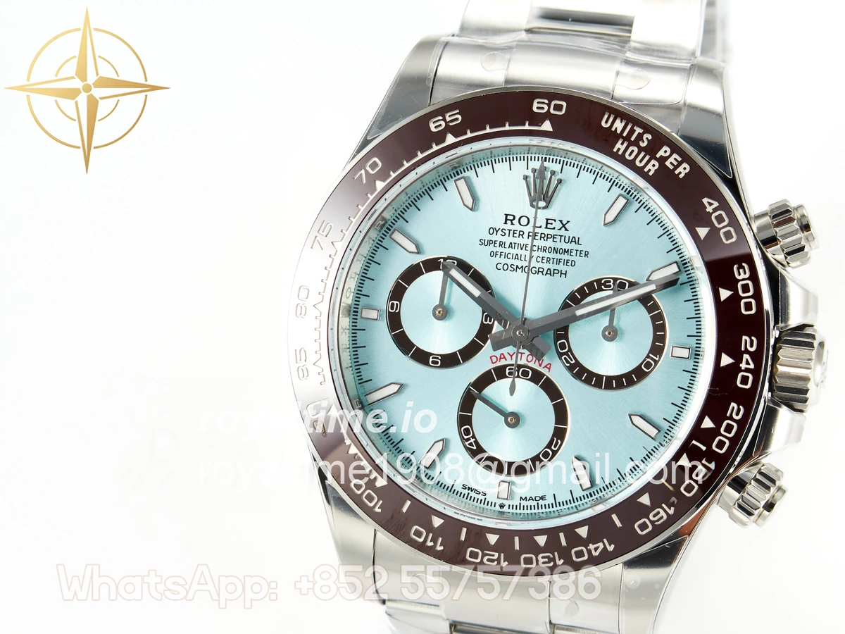 Rolex Daytona 126506 SS Clean Plus 904L Steel Ice Blue Dial on Oysterflex Strap DD4131 - Image 15