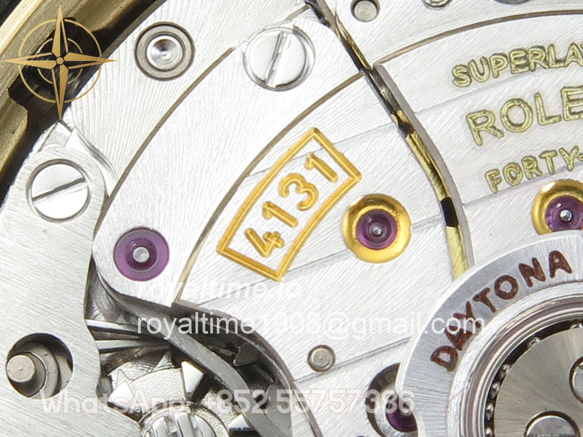 Rolex Daytona 126508 AVF Black/YG Diamonds Dial on YG Bracelet DD4131 (Mod) - Image 15
