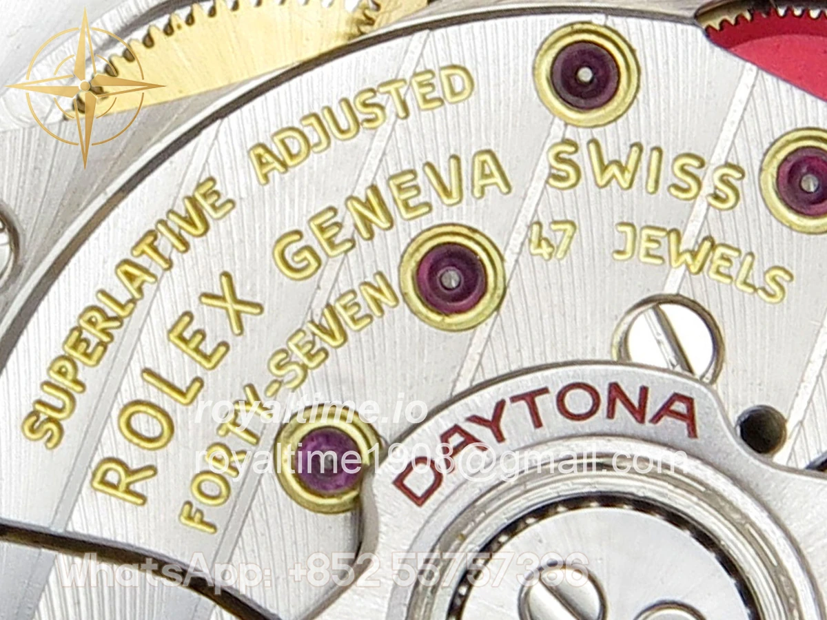 Rolex Daytona 126518 QF YG Dial on Oysterflex Strap JH4131 V18 (Free Sprung) Weighted 157g - Image 15