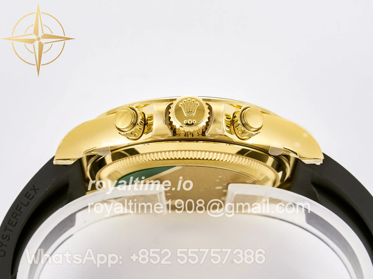 Rolex Daytona 126518 TMF Black/YG Diamonds Dial on Oysterflex Strap DD4131 - Image 15