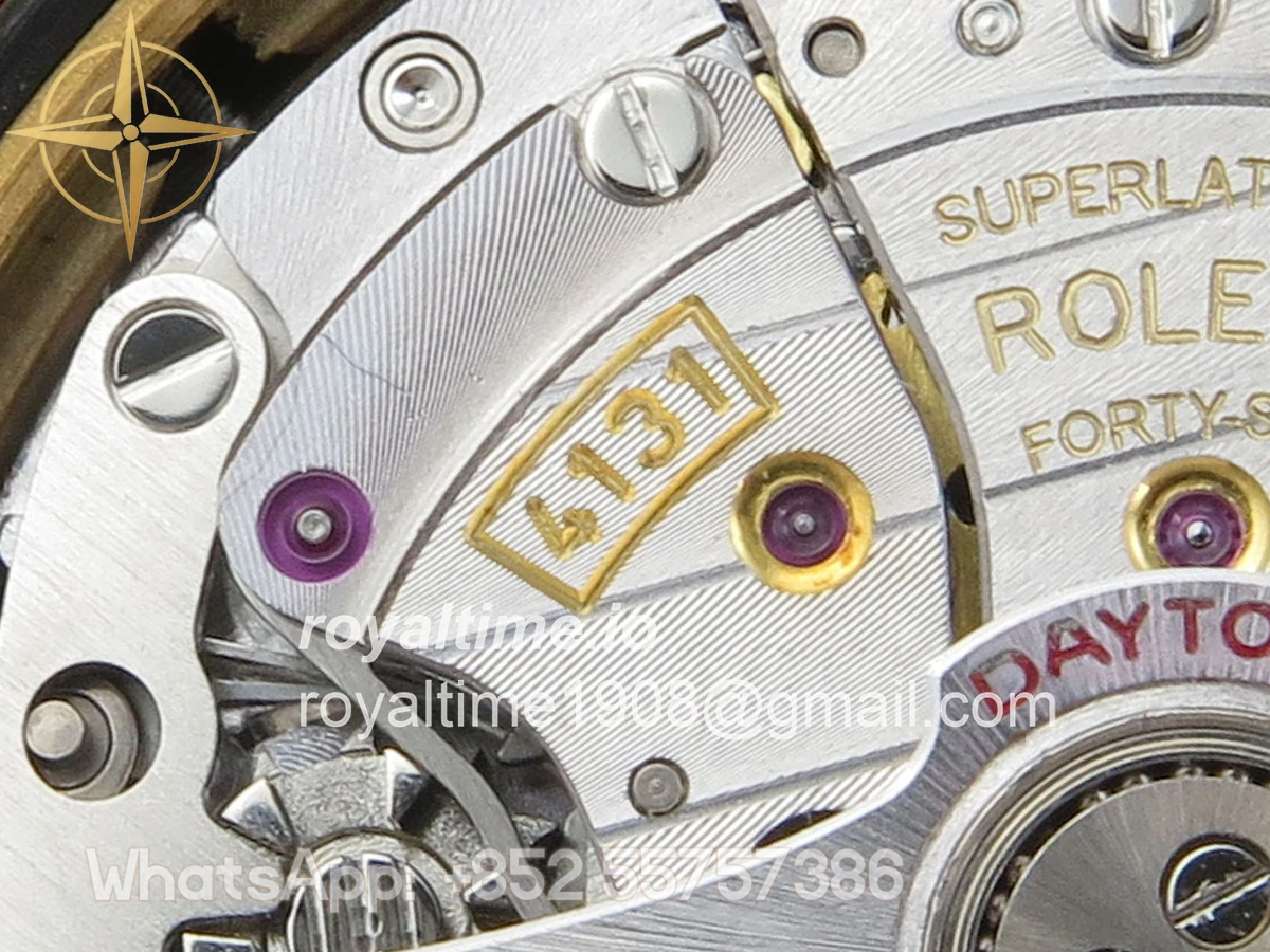 Rolex Daytona 126518 TMF White Dial on Oysterflex Strap DD4131(162g) - Image 15