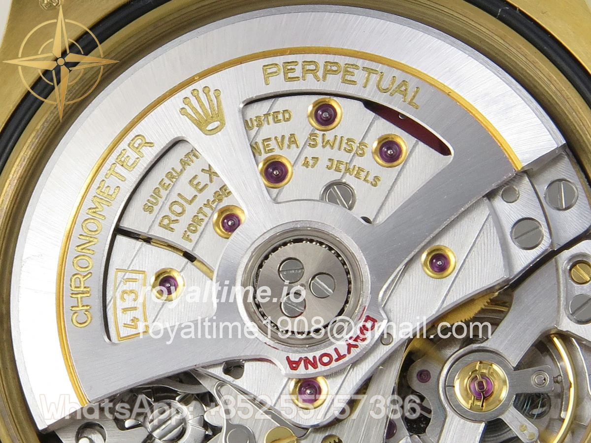 Rolex Daytona 126518 YG Clean Plus Tiffany Blue Dial on Black Rubber Strap DD4131 - Image 15