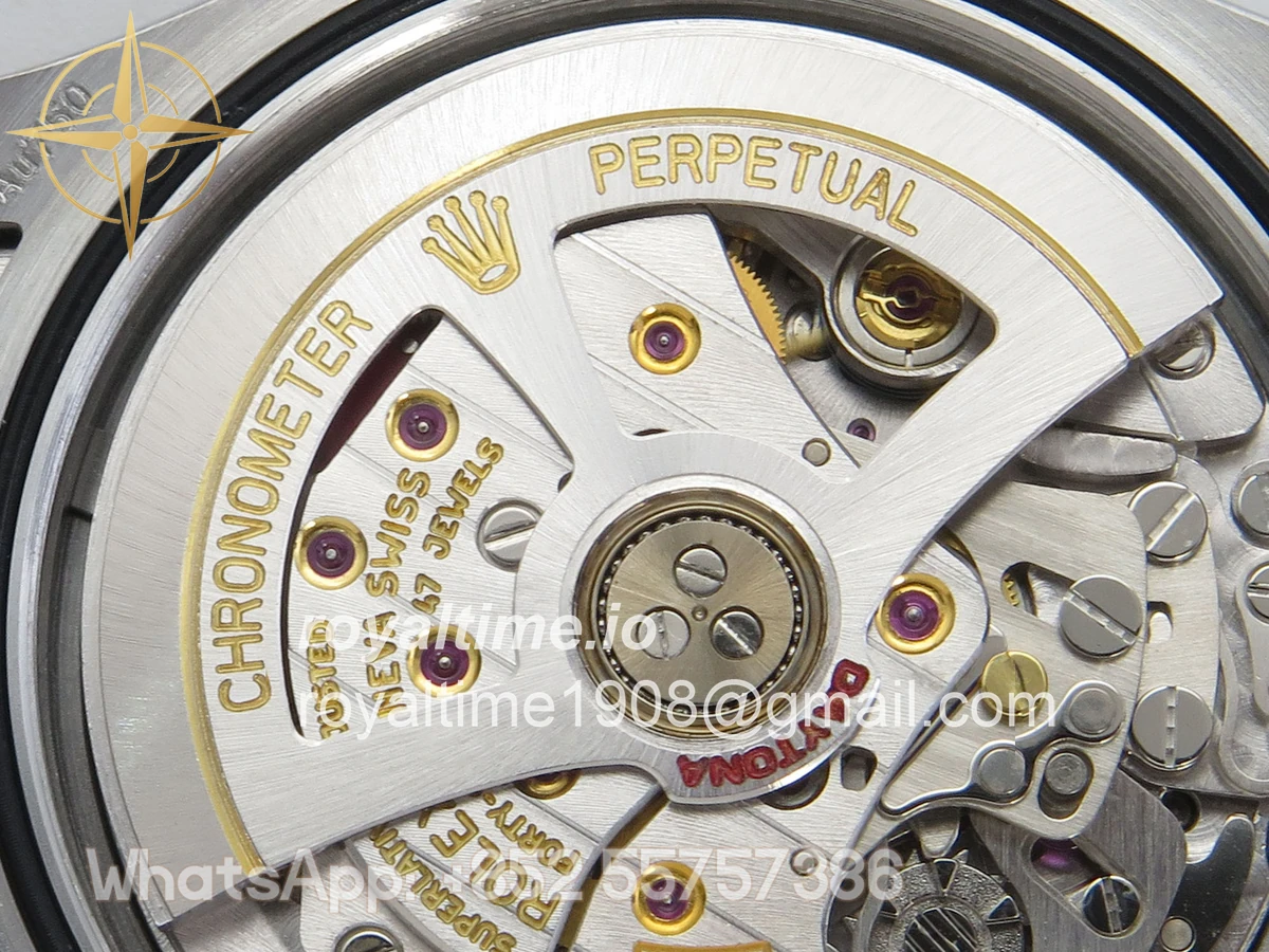 Rolex Daytona 126519 ARF Black/Silver Diamonds Dial on Oysterflex Strap DD4131 V2 (Weighted) - Image 15