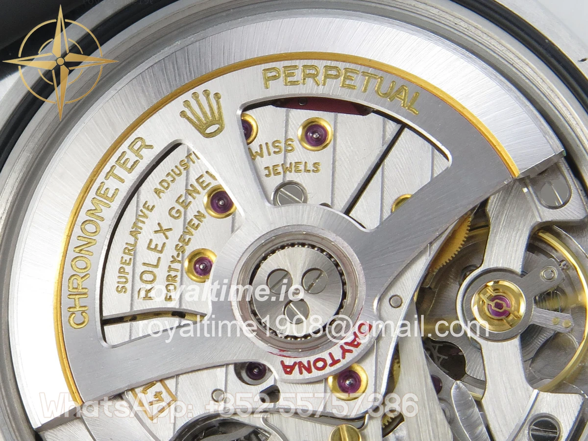 Rolex Daytona 126519 SS Clean Plus Black/Gray Dial on Black Rubber Strap DD4131 - Image 15