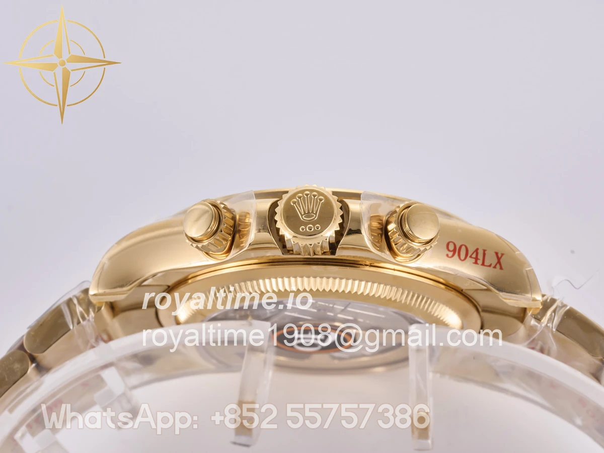 Rolex Daytona 126528 LN Le Mans QF on YG Bracelet JH4132 Free Sprung (Weighted) 175g - Image 15