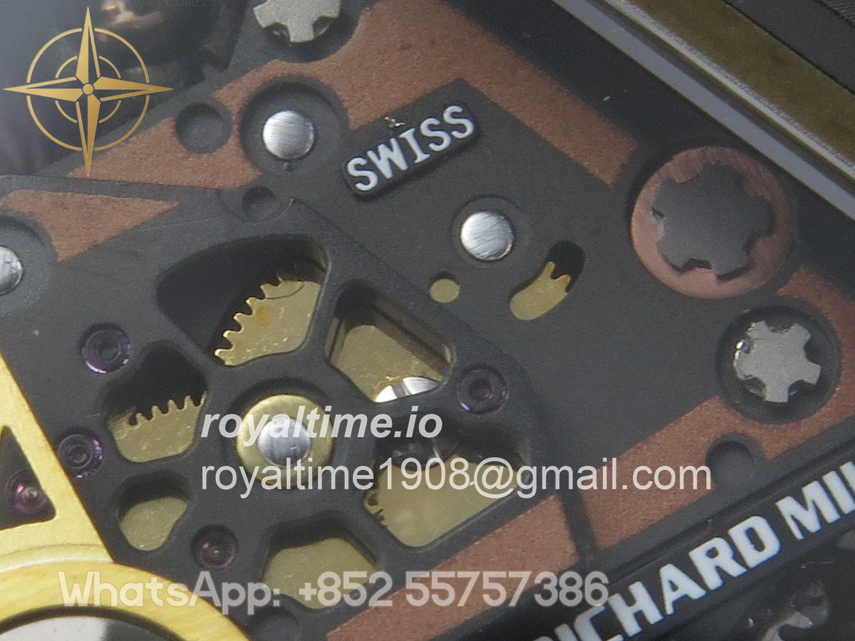 Richard Mille RM88 Tourbillon Smiley White Ceramic RMF on Yellow Rubber Strap - Image 15