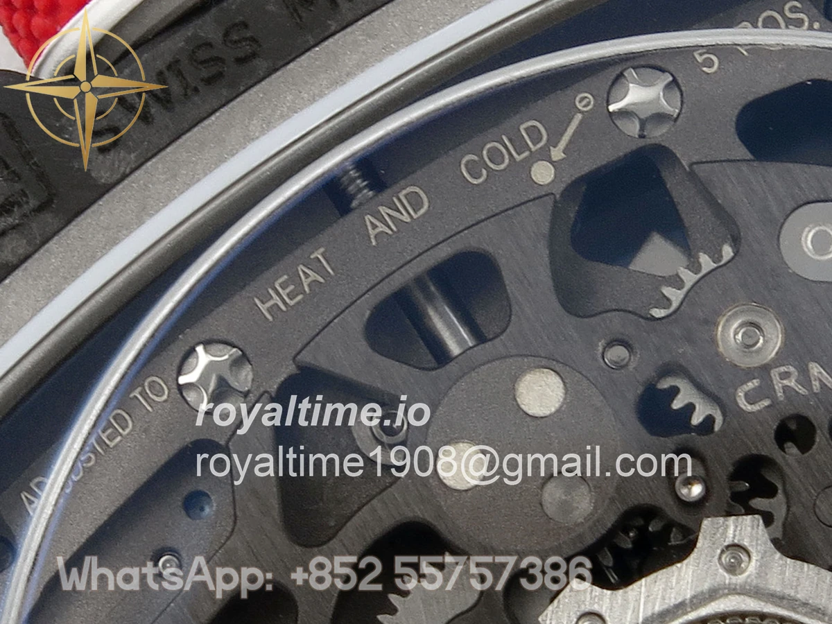 Richard Mille AVF RM67-02 France Black NTPT Spain Skeleton Dial on Blue Elastic strap CRMA7 - Image 15