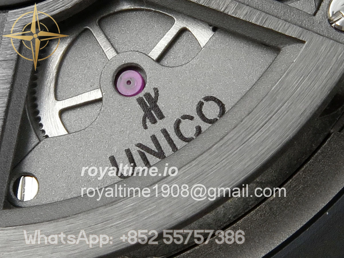 Hublot Big Bang Ferrari Speciale Ceramic HBBF on Gray Gummy Strap A1241 - Image 15