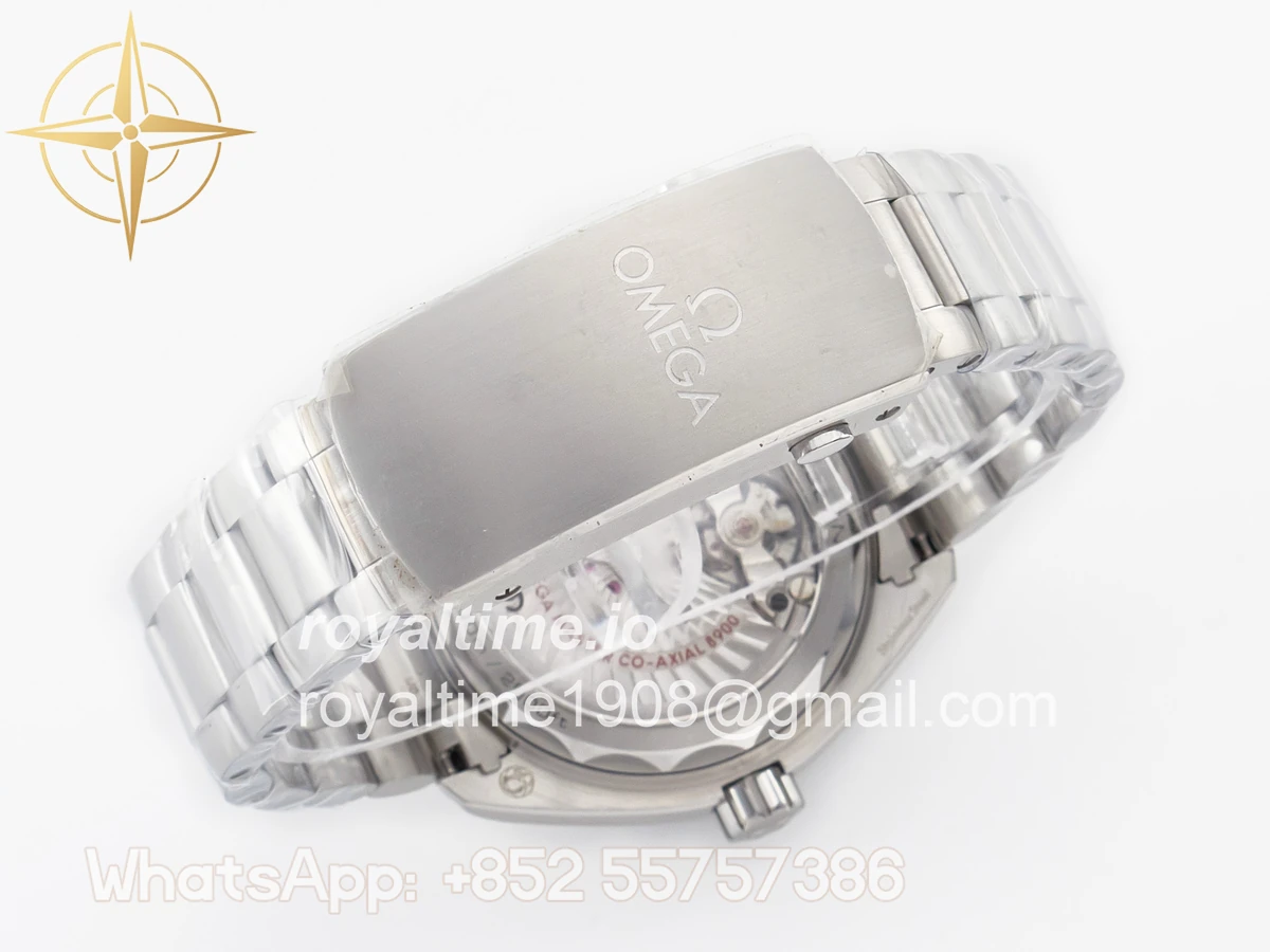 Omega Planet Ocean 600M 39.5mm VSF Black Dial Black Ceramic Bezel on SS Bracelet A8800 - Image 15