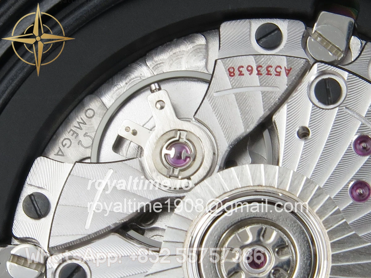 Omega Seamaster Diver 300M Black Ceramic Bezel RG ORF Black Dial On Black Rubber Strap OR8806 - Image 15