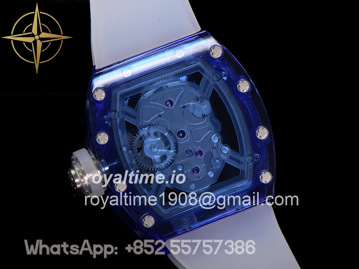 Richard Mille RM 027-01 Tourbillon Blue Sapphire Skull - Image 15