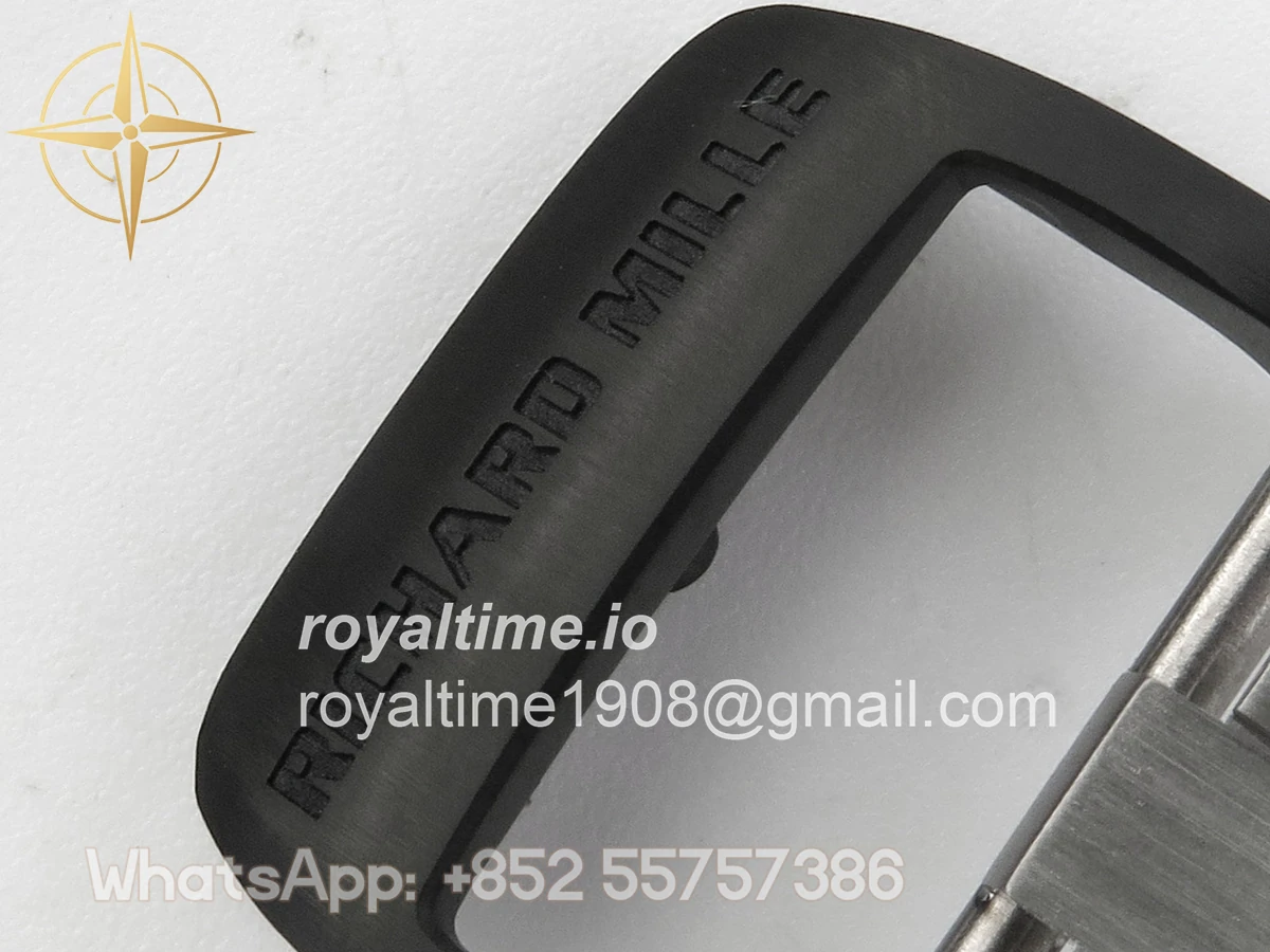 Richard Mille RM035-01 Black Carbon ZF Skeleton Dial On Black Rubber Strap RMUL2 - Image 15