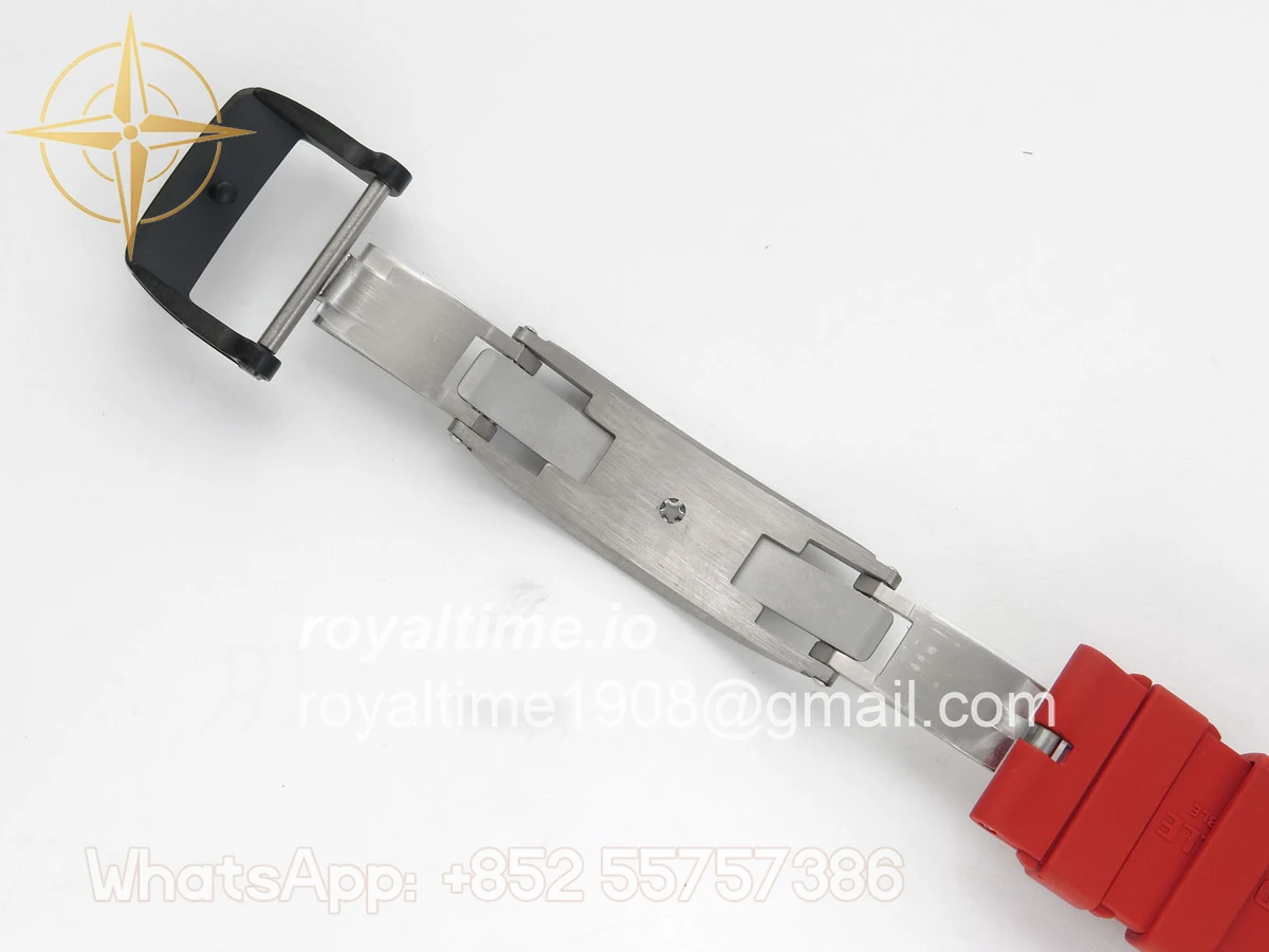 Richard Mille RM035-01 Black Carbon ZF Skeleton Dial On Red Rubber Strap RMUL2 - Image 15