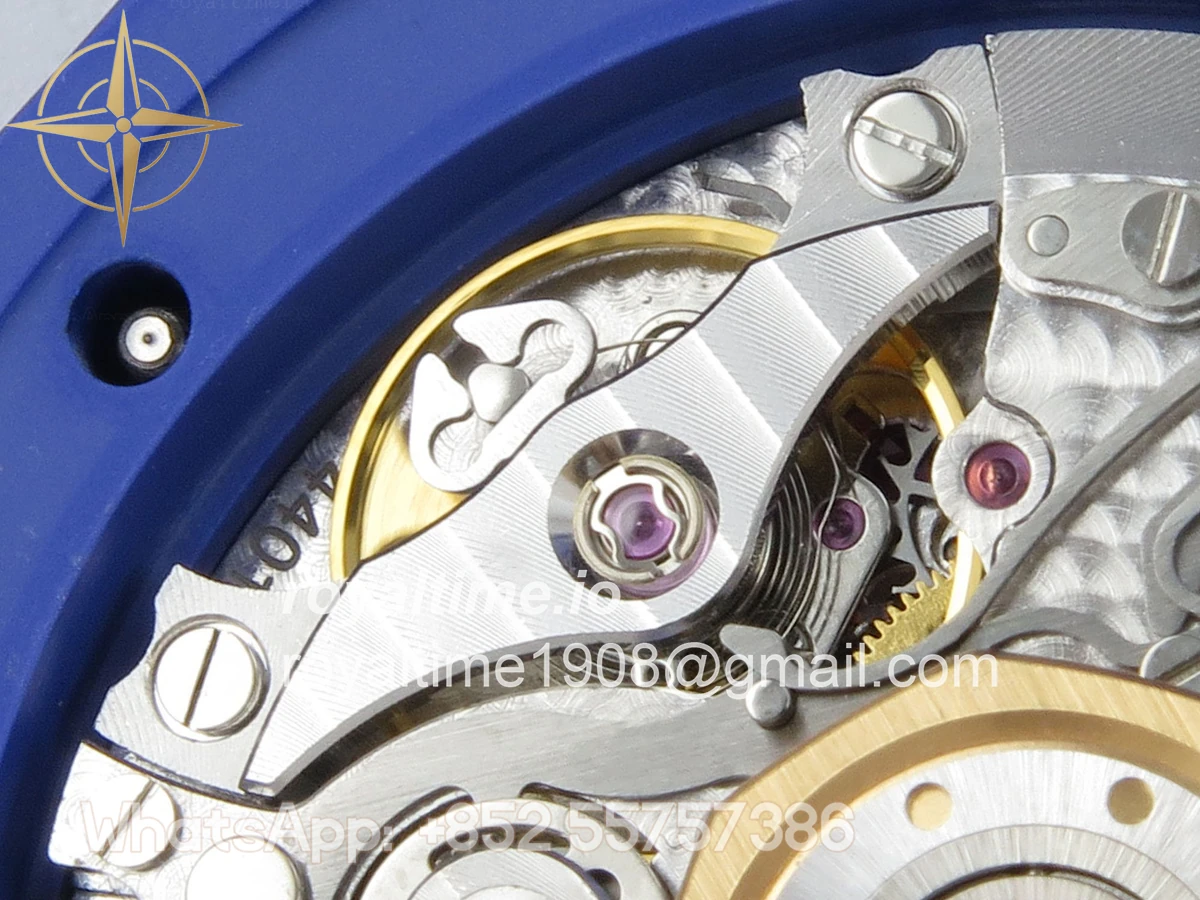 Audemars Piguet Royal Oak Chrono 26240 Blue Ceramic APSF Blue Dial On Blue Ceramic Bracelet SA4401 - Image 15