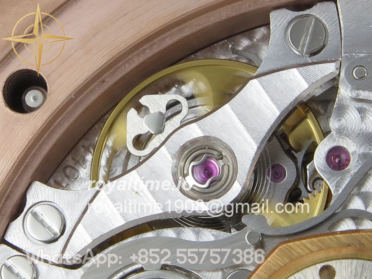 Audemars Piguet Royal Oak Chrono 26240 Frosted RG DDF Blue Dial on RG Bracelet DD4401 - Image 15