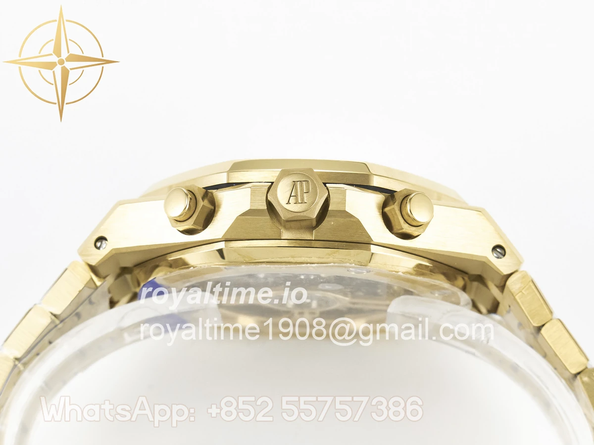 Audemars Piguet Royal Oak Chrono 26240 Frosted YG APSF YG Dial on Bracelet SA4401 - Image 15