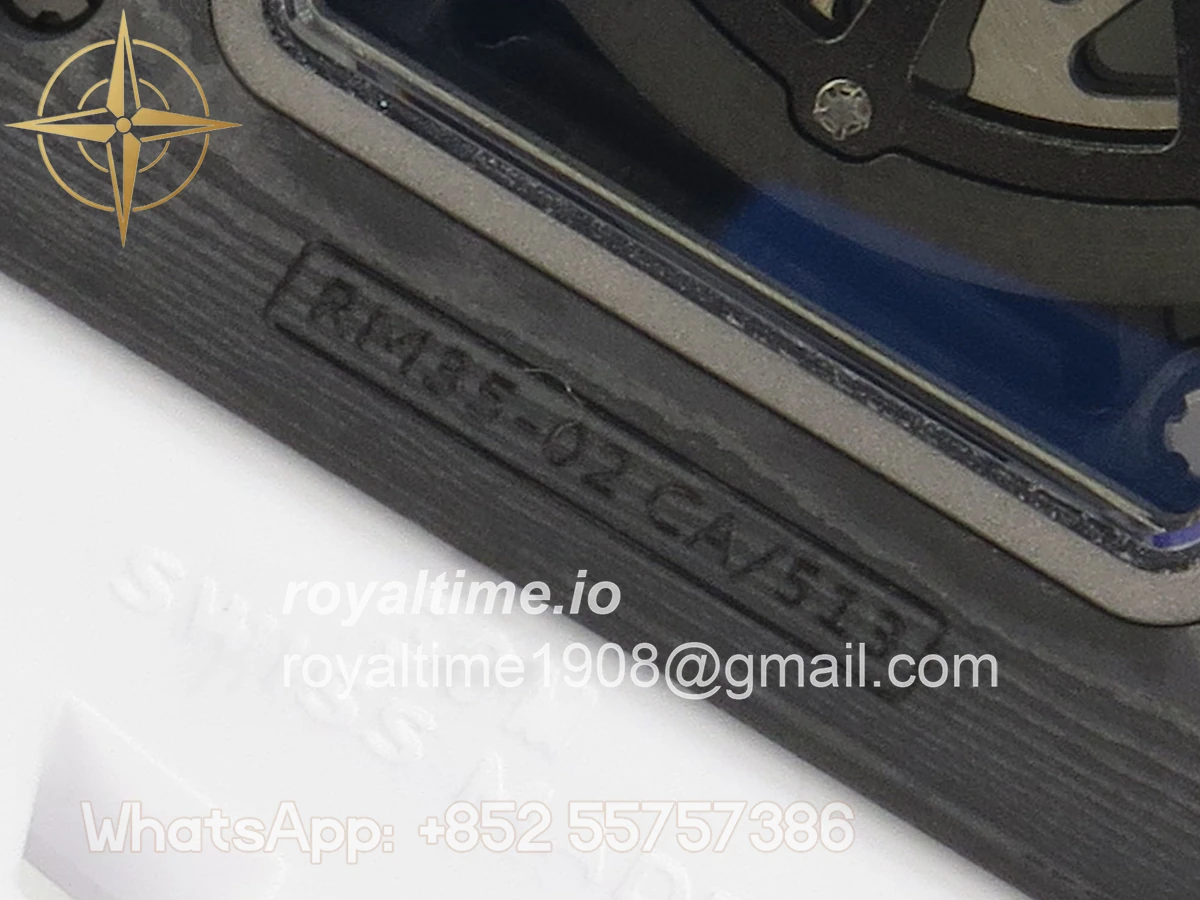 Richard Mille RM035-02 NTPT ZF Skeleton Dial on White Rubber Strap RMAL1 V7 - Image 15