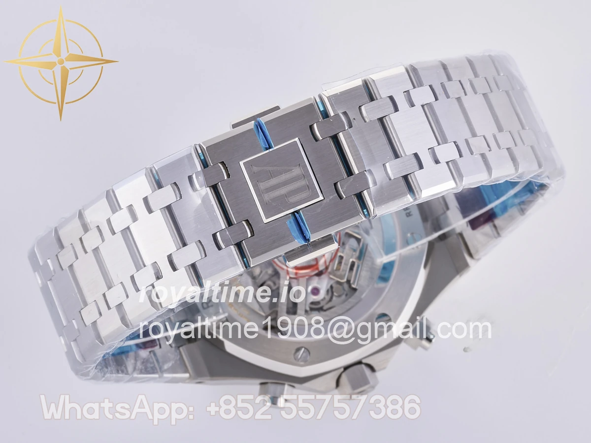 Audemars Piguet Royal Oak Chrono 26240 SS DDF Silver Dial on SS Bracelet DD4401 (50th Anniversary) - Image 15