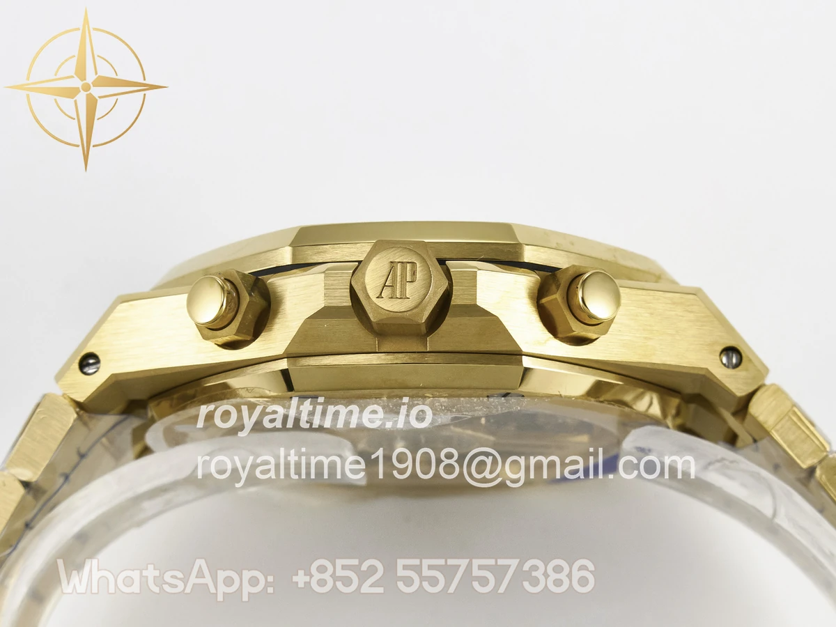 Audemars Piguet Royal Oak Chrono 26240 YG APSF YG Dial on YG Bracelet SA4401 - Image 15