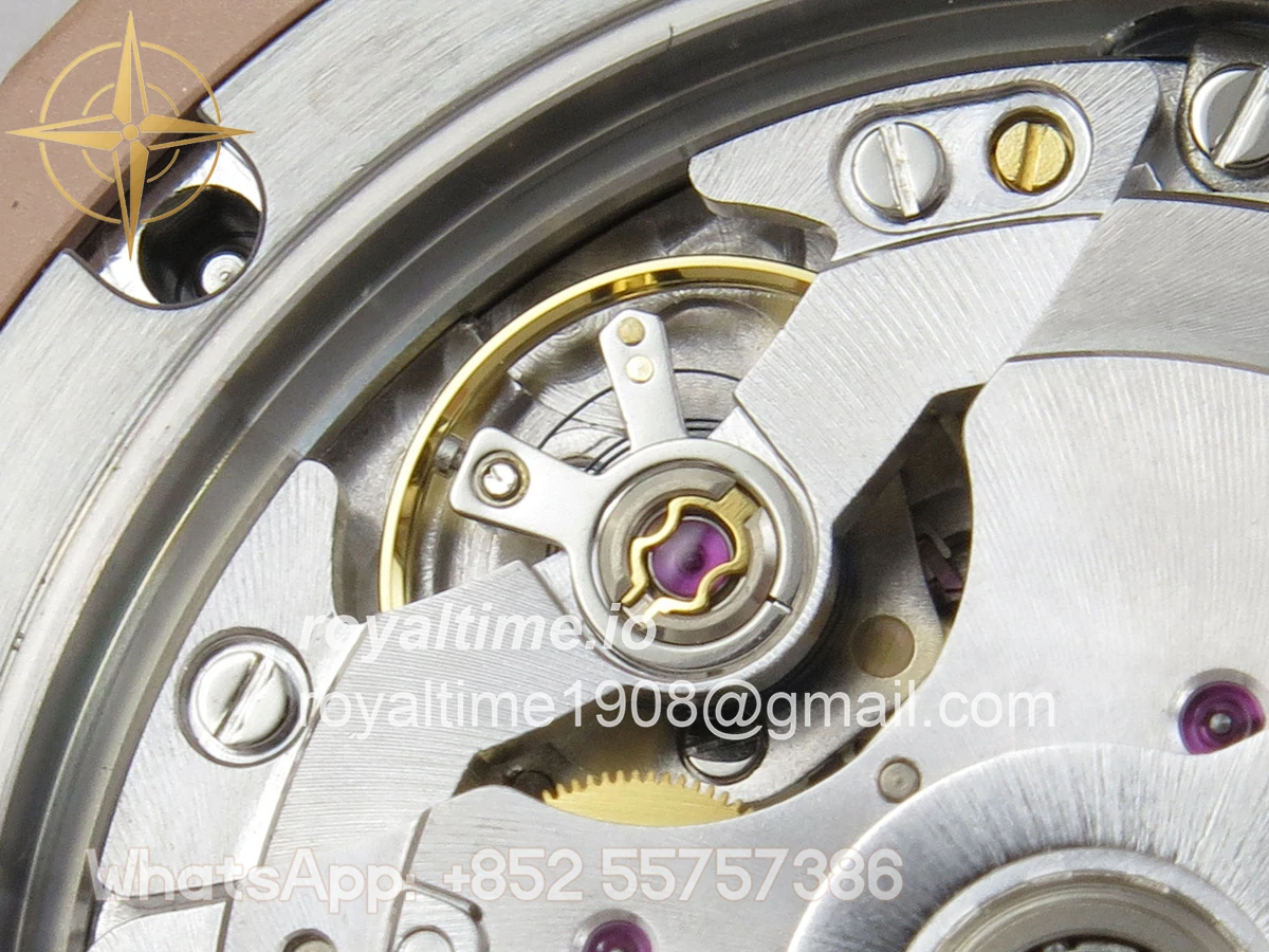 Audemars Piguet Royal Oak Chrono 26331 RG APWF Blue/RG Dial on Brown Leather Strap A2385 - Image 15