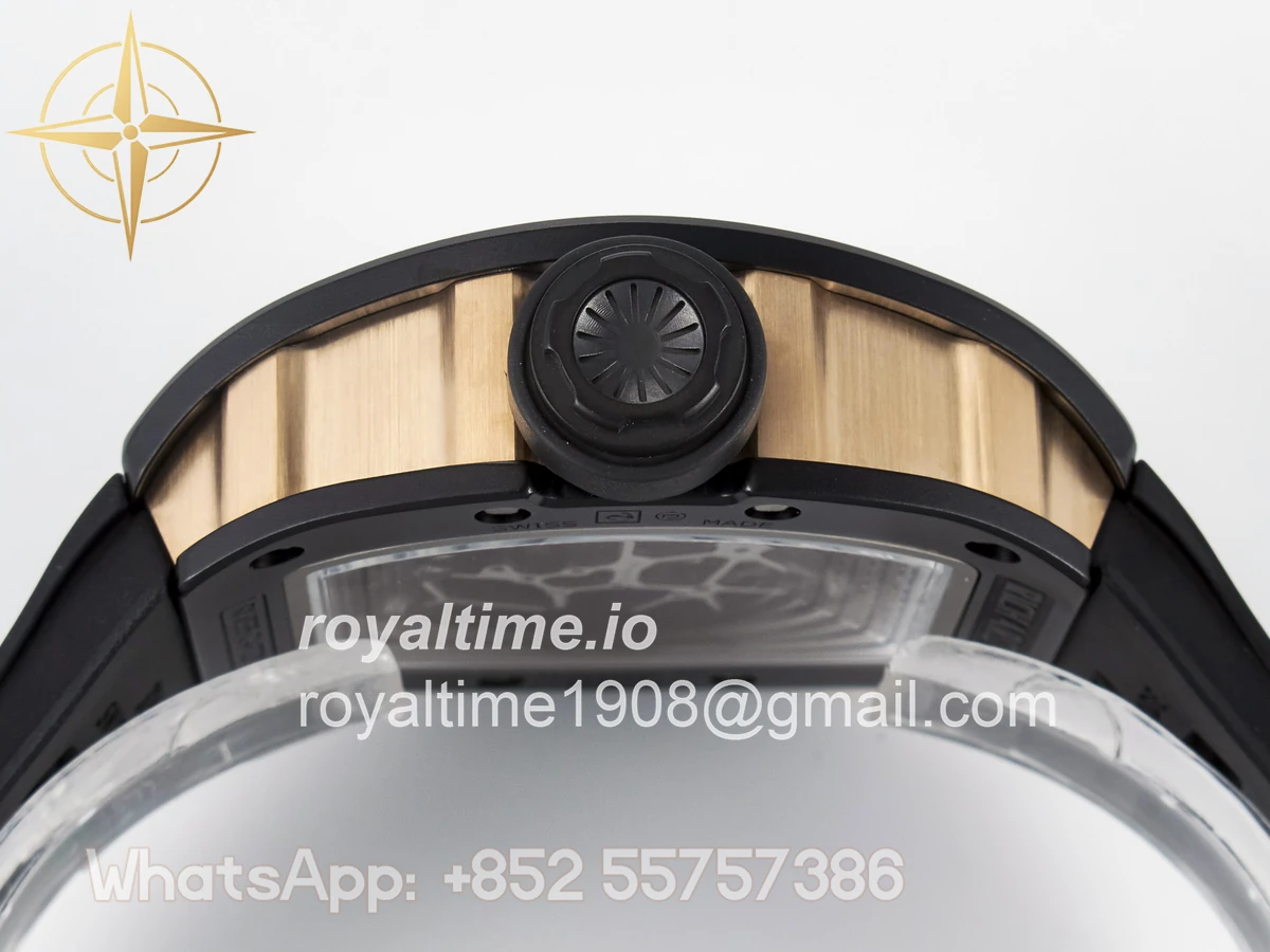 Richard Mille RM035-02 RG Black Ceramic SONIC Skeleton Dial on Black Rubber Strap RMUL1 - Image 15