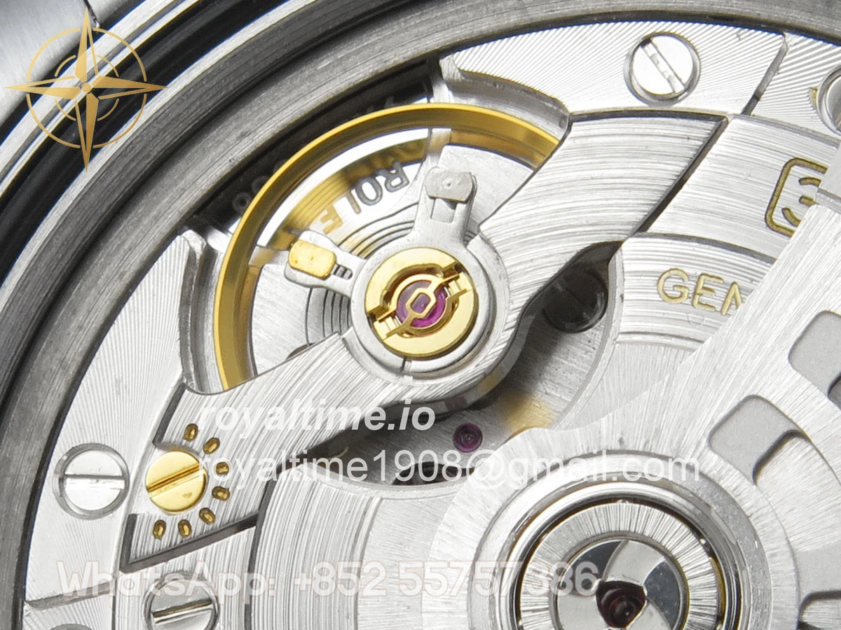 Rolex Day Date 40 SS TMF Blue Roman Dial on President Bracelet VR3255 (220g) - Image 16