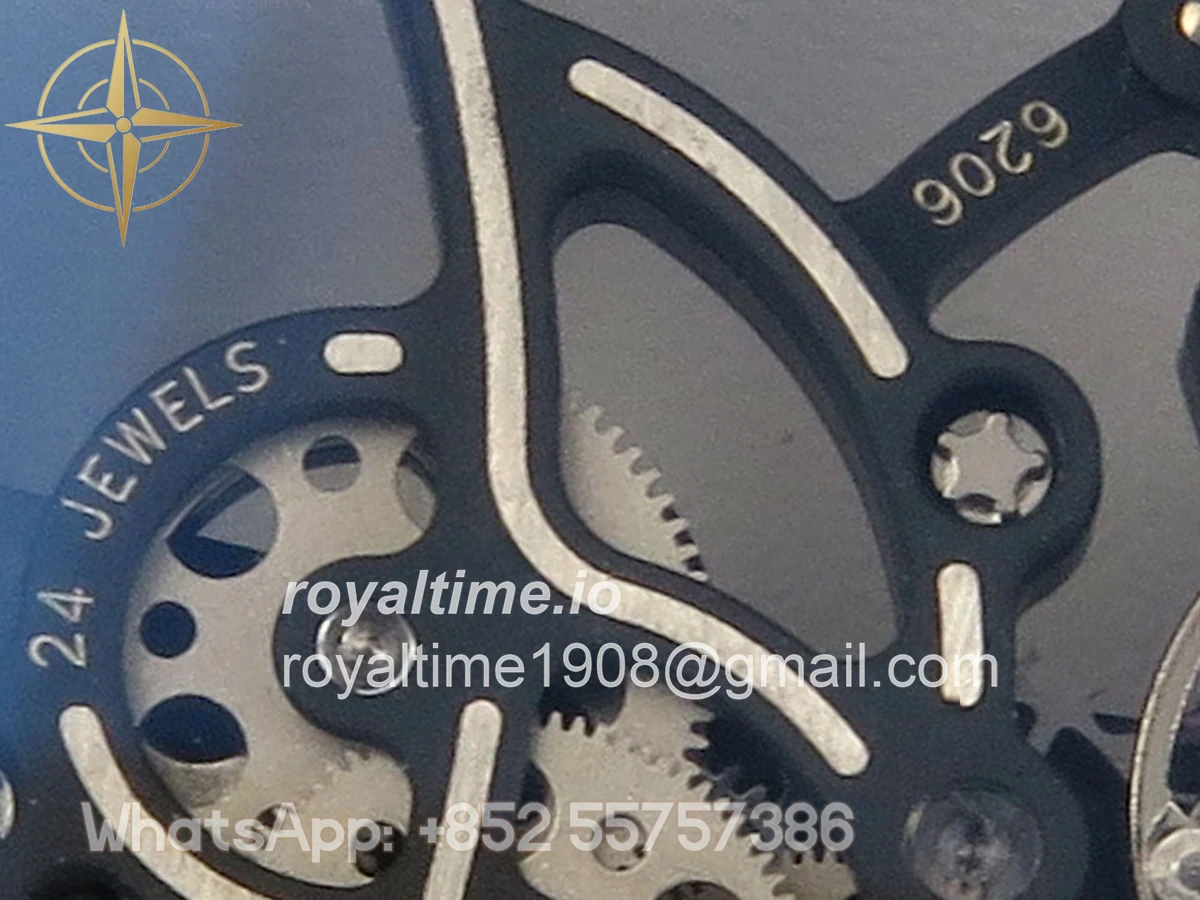 Richard Mille RM061-01 Yohan Blake White NTPT RF on Black Rubber Strap RMUL2 - Image 16