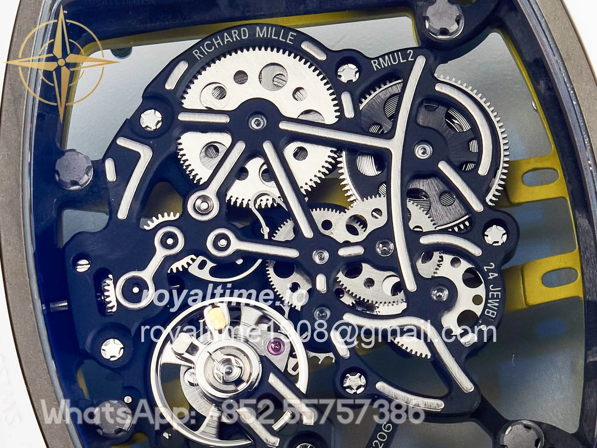 Richard Mille RM061 White Ceramic ZF on White Rubber Strap RMUL2 - Image 16