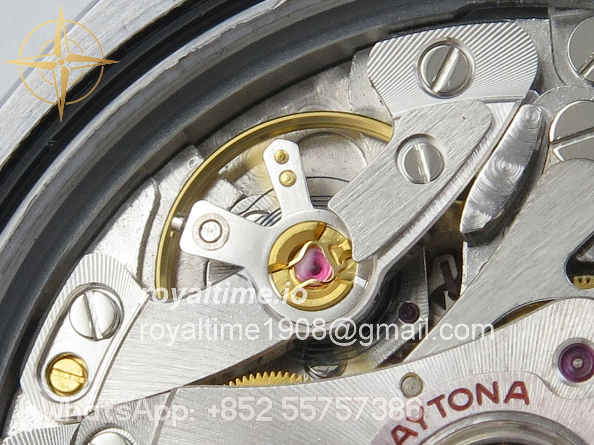 rolex Daytona 116519 QF White/Black Numeral Dial on Oysterflex Strap SA4130 V11 (Gain Weight) 160g - Image 16