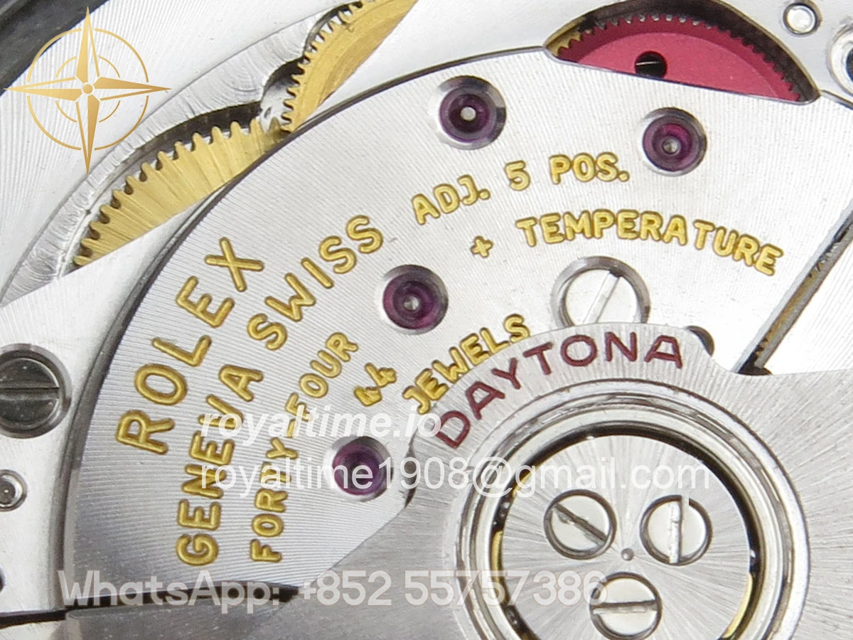 Rolex Daytona 116519 UFO Gray Dial on Oysterflex Strap UF4130 (Free Sprung) - Image 16