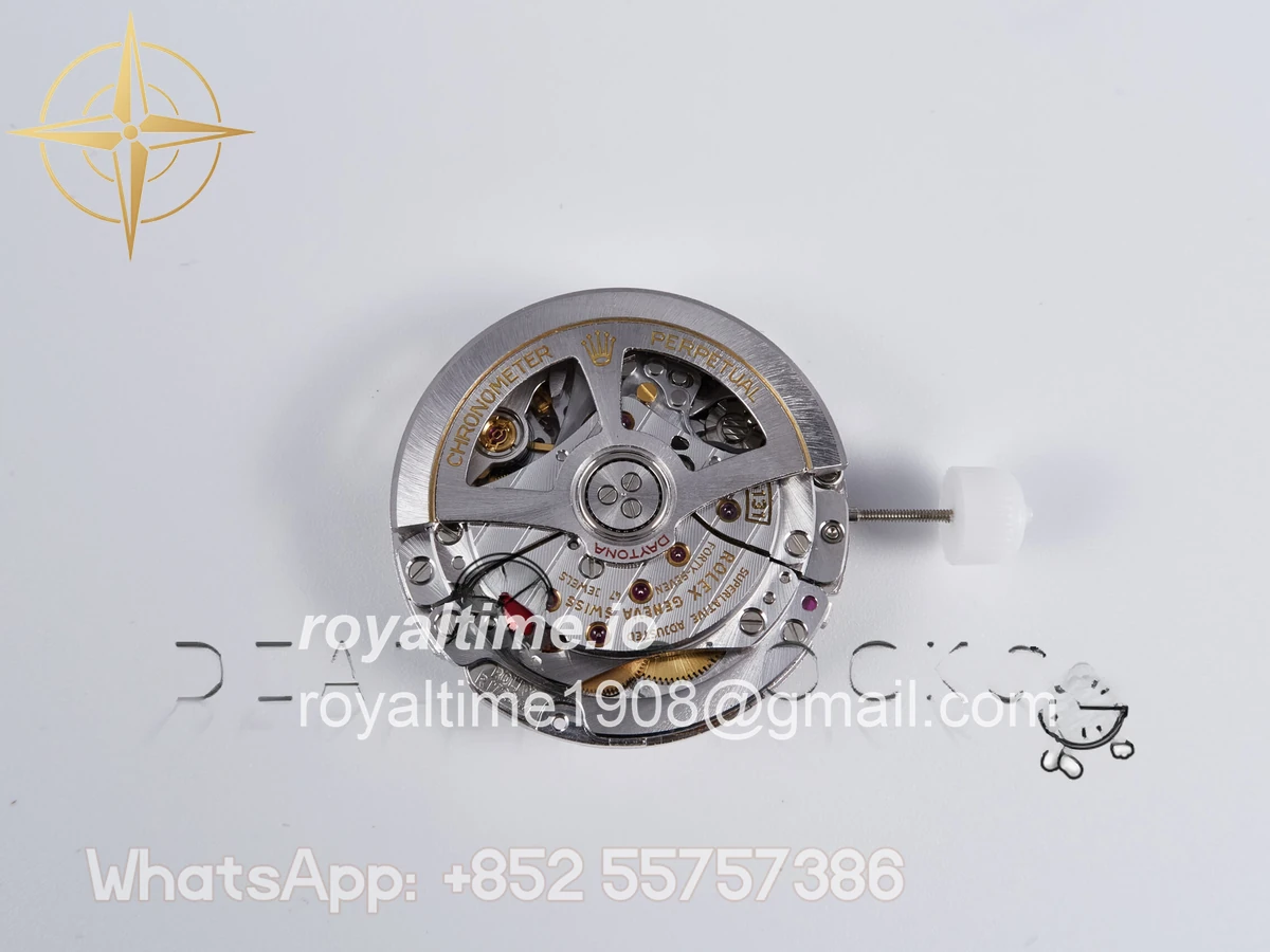 Rolex Daytona 126500 UFO 904L Steel White Dial on SS Bracelet UF4131 (Free Sprung) - Image 16