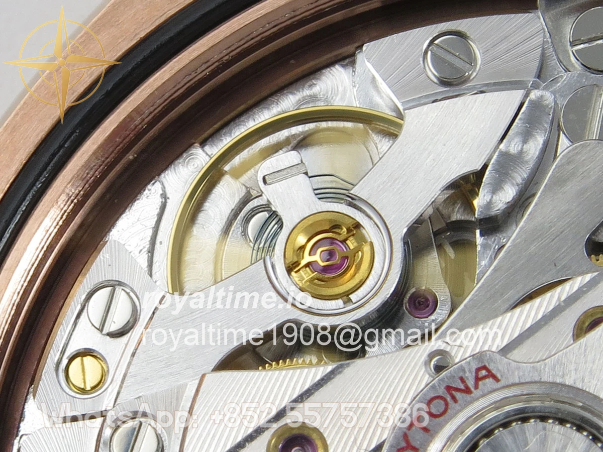 Rolex Daytona 126505 RG UFO RG/Black Dial on RG Bracelet UF4131 (Free Sprung) - Image 16